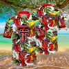 Texas Tech Red Raiders NCAA3 Parrot and leaves 3D Hawaiian Shirt For Men And Women