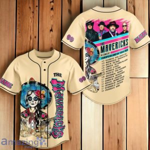 The Mavericks In Concert European And UK Tour 2024 Custom Number & Name Baseball Jersey Product Photo 1