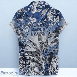 Toronto Maple Leafs NHL Hawaiian Shirt Tropical Skull Design For Men Women Product Photo 2