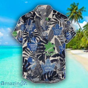 Toronto Maple Leafs Set Hawaiian Shirt And Shorts Combo Retro Style For Fans Product Photo 2