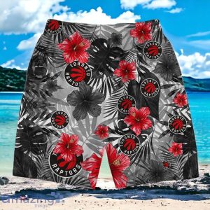 Toronto Raptors National Basketball Association Hawaiian Shirt And Short Floral Pattern Product Photo 4