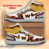 Washington Commanders Custom Name Air Jordan High Top Trendy Style For Fans