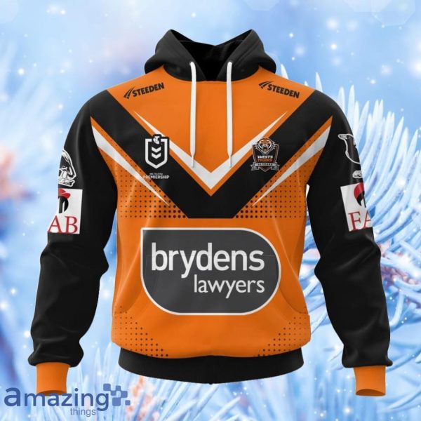 Nrl Wests Tigers Personalized 2024 Away Kits Hoodie 3D All Over Print Attract Gift For Men And Women Product Photo 1