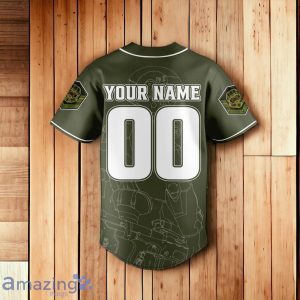 UNSC SPARTAN-II Program Custom Number & Name Baseball Jersey Product Photo 3