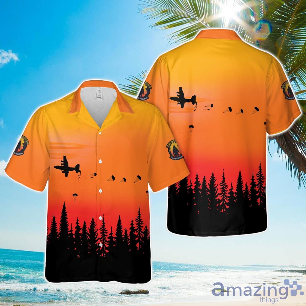 US Air Force 71st Rescue Squadron Hawaiian Shirt Beach Shirt For Men Women image US Air Force 71st Rescue Squadron Hawaiian Shirt Beach Shirt For Men Women Product Photo 1