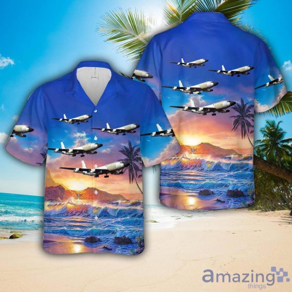 US Air Force RC-135E Lisa Ann Rivet Amber Hawwaiian Shirt Product Photo 1