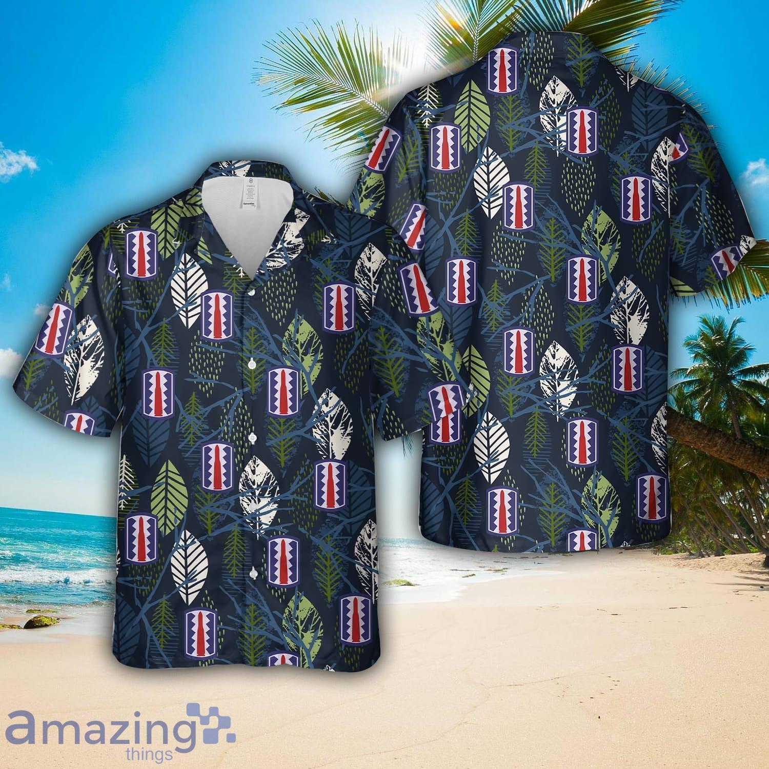 US Army 197th Infantry Brigade (Sledgehammer FOLLOW ME) Hawaiian Shirt Aloha Beach Summer Shirt image US Army 197th Infantry Brigade (Sledgehammer FOLLOW ME) Hawaiian Shirt Aloha Beach Summer Shirt Product Photo 1