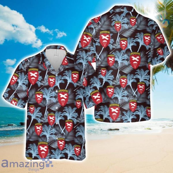 U.S. Army Airborne Command Shoulder Sleeve Insignia (from 1943-1959) Aloha Hawaiian Shirt US Army Beach Shirt Gift Product Photo 1