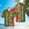 US Army Field Artillery Branch Badge Aloha Hawaiian Shirt US Army Beach Shirt Gift