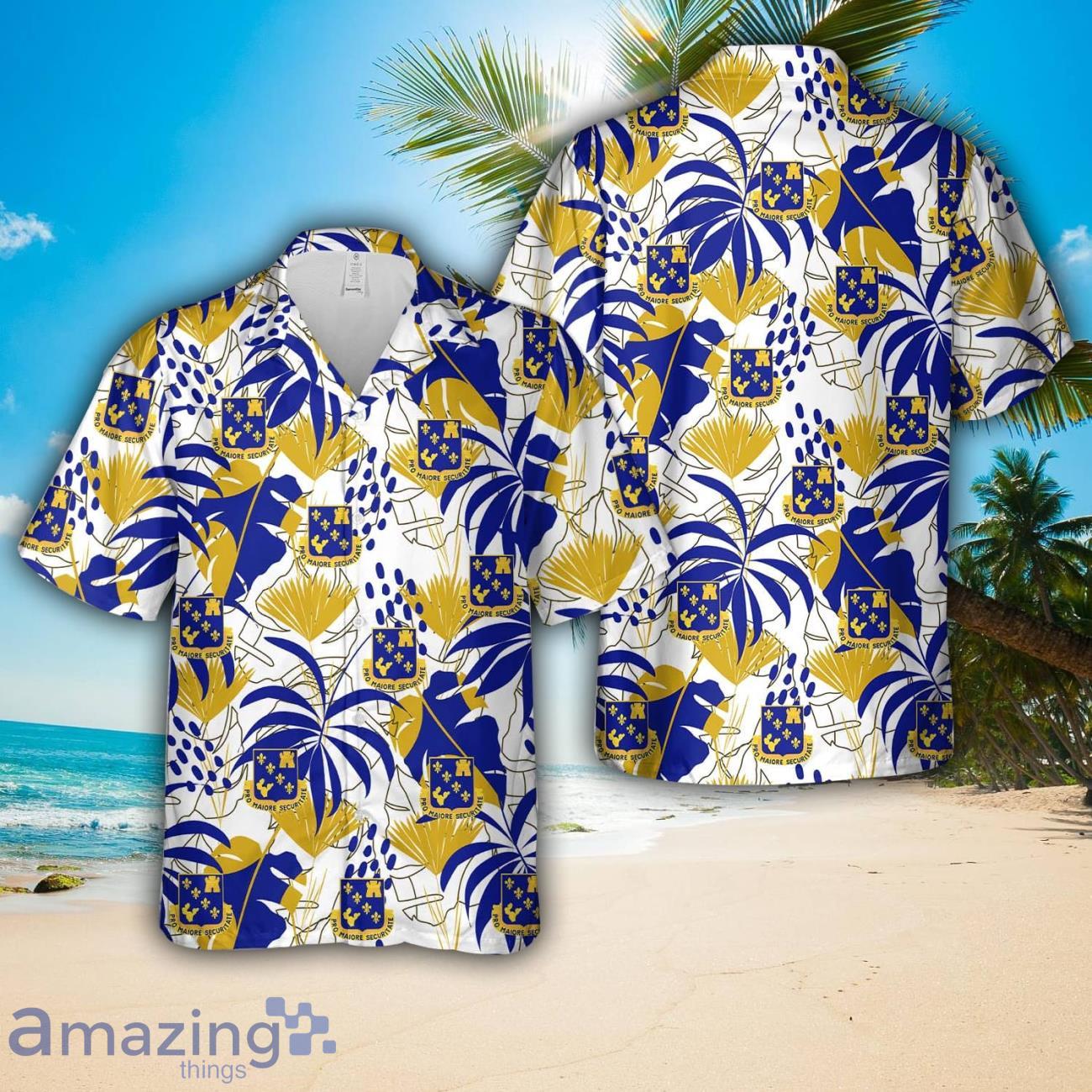 US Army Illinois Army National Guard, 129th Infantry Regiment (129th IR) Hawaiian Shirt Beach Shirt For Men Woemn image US Army Illinois Army National Guard, 129th Infantry Regiment (129th IR) Hawaiian Shirt Beach Shirt For Men Woemn Product Photo 1