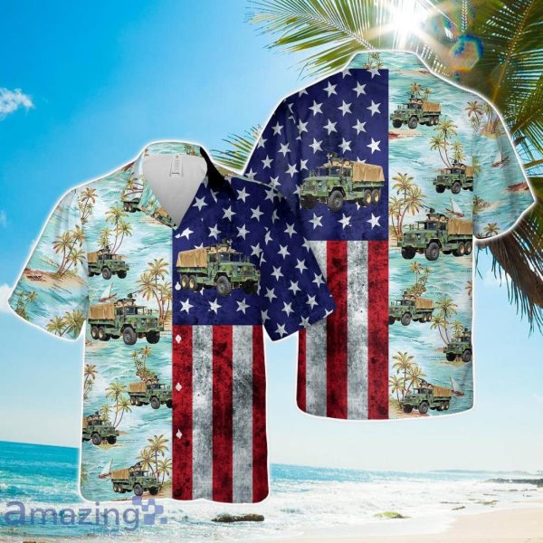 U.S. Army M35A2 Deuce and a Half Aloha Hawaiian Shirt US Army Beach Shirt Gift Product Photo 1