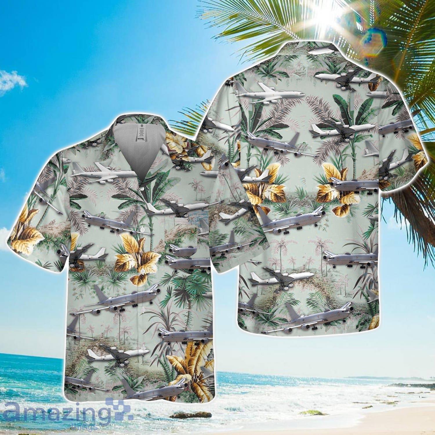 US Navy Boeing E 6 Mercury Pocket Tropical 3D Hawaiian Shirt US Navy Summer Gift image US Navy Boeing E-6 Mercury Pocket Tropical 3D Hawaiian Shirt US Navy Summer Gift Product Photo 1