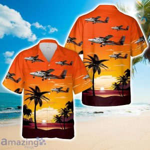 US Navy De Havilland Canada UV-18A Twin Otter 3D Aloha Hawaiian Shirt US Navy Shirt Product Photo 1