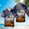 US Navy VP-6 Blue Sharks P-3B Hawaiian Shirt US Navy Beach Shirt Gift