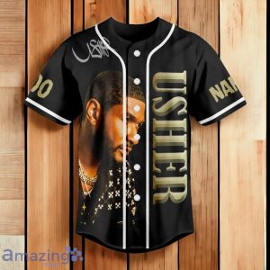 Usher I’m Just Here For The Halftime Show Custom Number & Name Baseball Jersey Product Photo 2