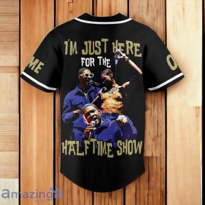 Usher I’m Just Here For The Halftime Show Custom Number & Name Baseball Jersey Product Photo 3