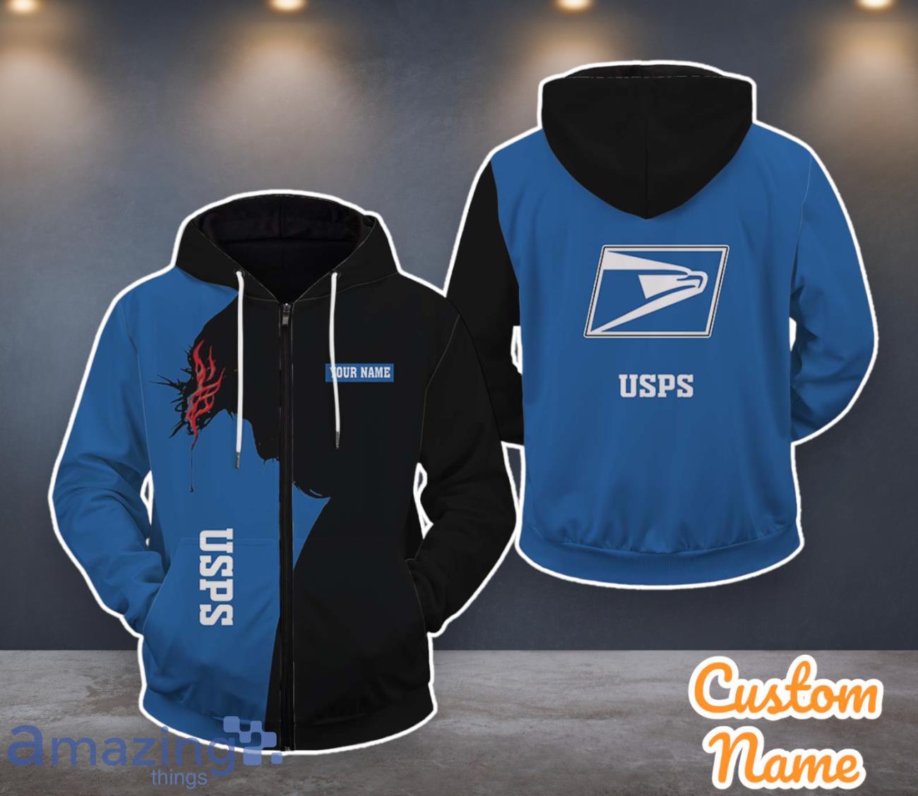 Usps 3D Shirt All Over Print Custom Name Casual Edition For Men Women image Usps 3D Shirt All Over Print Custom Name Casual Edition For Men Women Product Photo 2