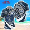 Utah State Aggies Custom Name Floral Hawaiian Shirt Summer Beach Shirt For Fans