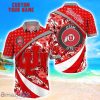 Utah Utes Custom Name Floral Hawaiian Shirt Summer Beach Shirt For Fans