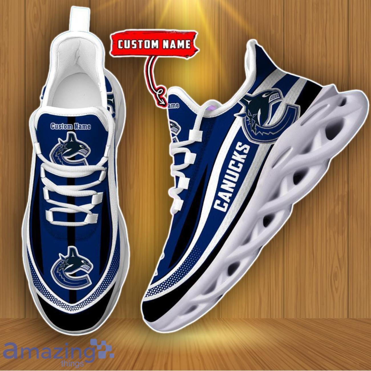 Vancouver Canucks NHL Personalized Max Soul Shoes Cherish Every Step image Vancouver Canucks NHL Personalized Max Soul Shoes Cherish Every Step Product Photo 2