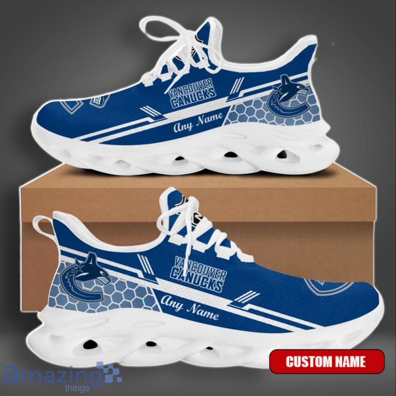 Vancouver Canucks Special Custom Name Max Soul Shoes Leading The Trend Of Sport Sneakers image Vancouver Canucks Special Custom Name Max Soul Shoes Leading The Trend Of Sport Sneakers Product Photo 1