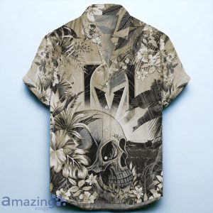 Vegas Golden Knights NHL Hawaiian Shirt Tropical Skull Design For Men Women Product Photo 1