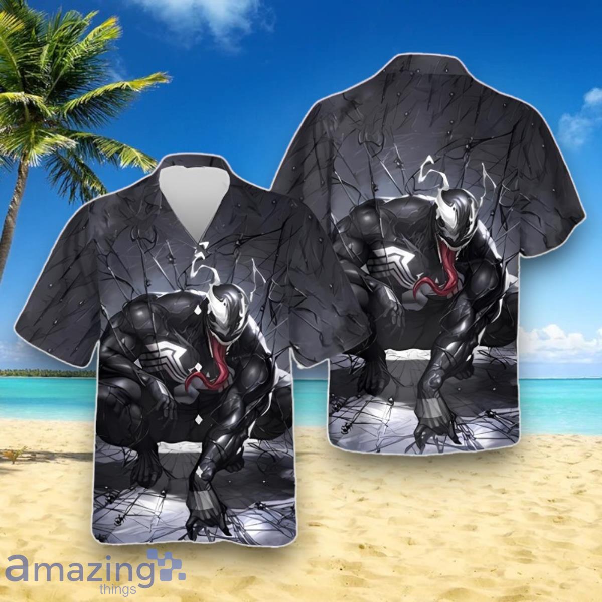 Venom Horror Gift Hawaiian Shirt Impressive Gift image Venom Horror Gift Hawaiian Shirt Impressive Gift Product Photo 1
