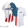 Vintage USA Flag Fourth Of July Twisted Tea Baseball Jersey