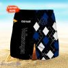Volkswagen Logo Print 3D Short Hawaiian Custom Name Trending Summer For Men