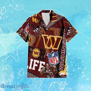 Washington Commanders NFL Combo Hawaiian Shirt & Short Trending Gift For Fans Product Photo 2