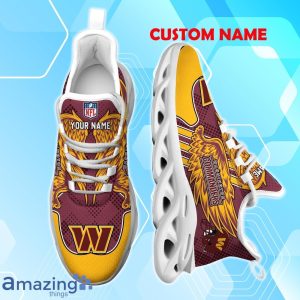 Washington Commanders NFL Max Soul Shoes Custom Name Wings Design For Fans Product Photo 4