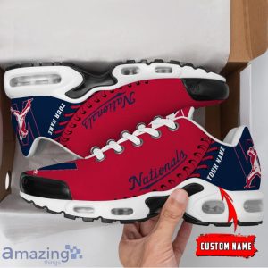 Washington Nationals MLB Custom Name TN Sport Shoes Exclusive Design For Fan Club Product Photo 2