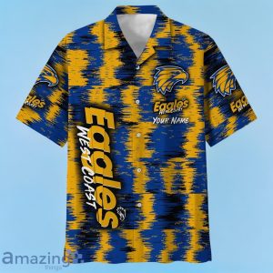 West Coast Eagles AFL Hawaiian Shirt Special Design Custom Name Product Photo 2
