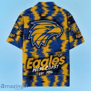 West Coast Eagles AFL Hawaiian Shirt Special Design Custom Name Product Photo 3