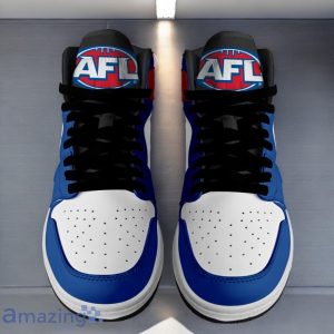 Western Bulldogs AFL Air Jordan Hightop Shoes Custom Name Gift For Fans Product Photo 2