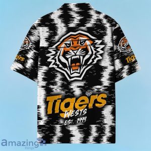 Wests Tigers NRL Hawaiian Shirt Special Design Custom Name Product Photo 3