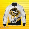 White Pittsburgh Penguins Bomber 3D Impressive Gift For Men And Women