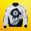 White Winnipeg Jets Bomber 3D Impressive Gift For Men And Women