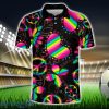 Wholesome Harmony in Tie Dye Polo Shirt Hippie Designs Polo Shirt Gift For Golf Lover