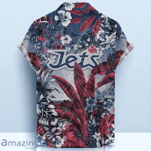 Winnipeg Jets NHL Hawaiian Shirt Tropical Skull Design For Men Women Product Photo 2