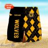 Wolverhampton Wanderers F.C Logo Print 3D Short Hawaiian Custom Name Trending Summer For Men