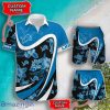 Detroit Lions NFL Floral Hawaiian Shirt And Shorts Custom Name Casual Comfort Combo For Fans