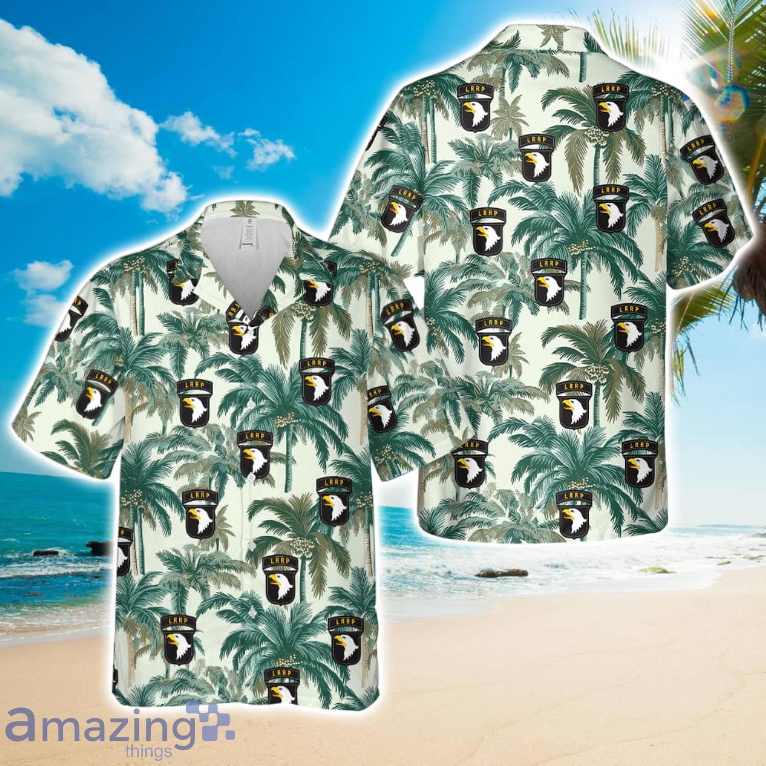 101st Airborne Division LRRP Vietnam War Hawaiian Shirt 3D Printed Button Shirt image 101st Airborne Division LRRP Vietnam War Hawaiian Shirt 3D Printed Button Shirt Product Photo 1