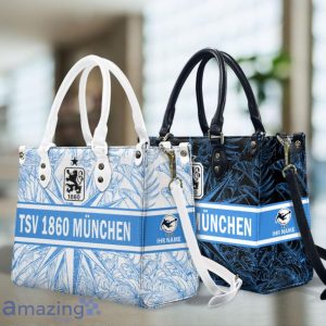 1860 Munich Leather Handbag Custom Name Nice Gift For Women, Mother Day Product Photo 1