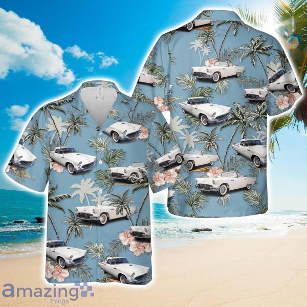 1957 White Ford Thunderbird Hawaiian Shirt Cute Summer Gift Product Photo 1