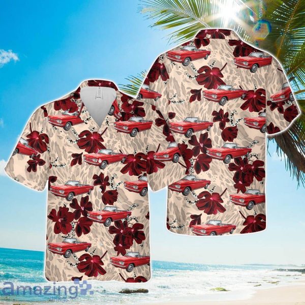 1962 Chevrolet Corvair Monza Spyder Convertible Hawaiian Shirt Cute Summer Gift Product Photo 1
