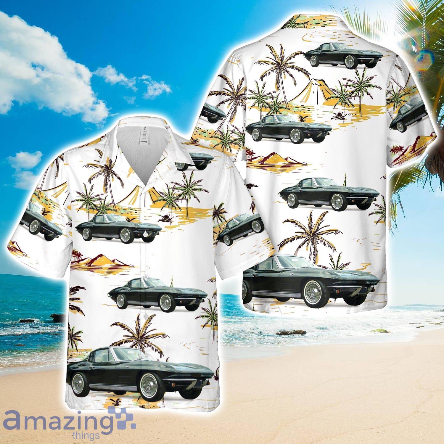 1963 Chevrolet Corvette Hawaiian Shirt Unisex For Men Women image 1963 Chevrolet Corvette Hawaiian Shirt Unisex For Men Women Product Photo 1