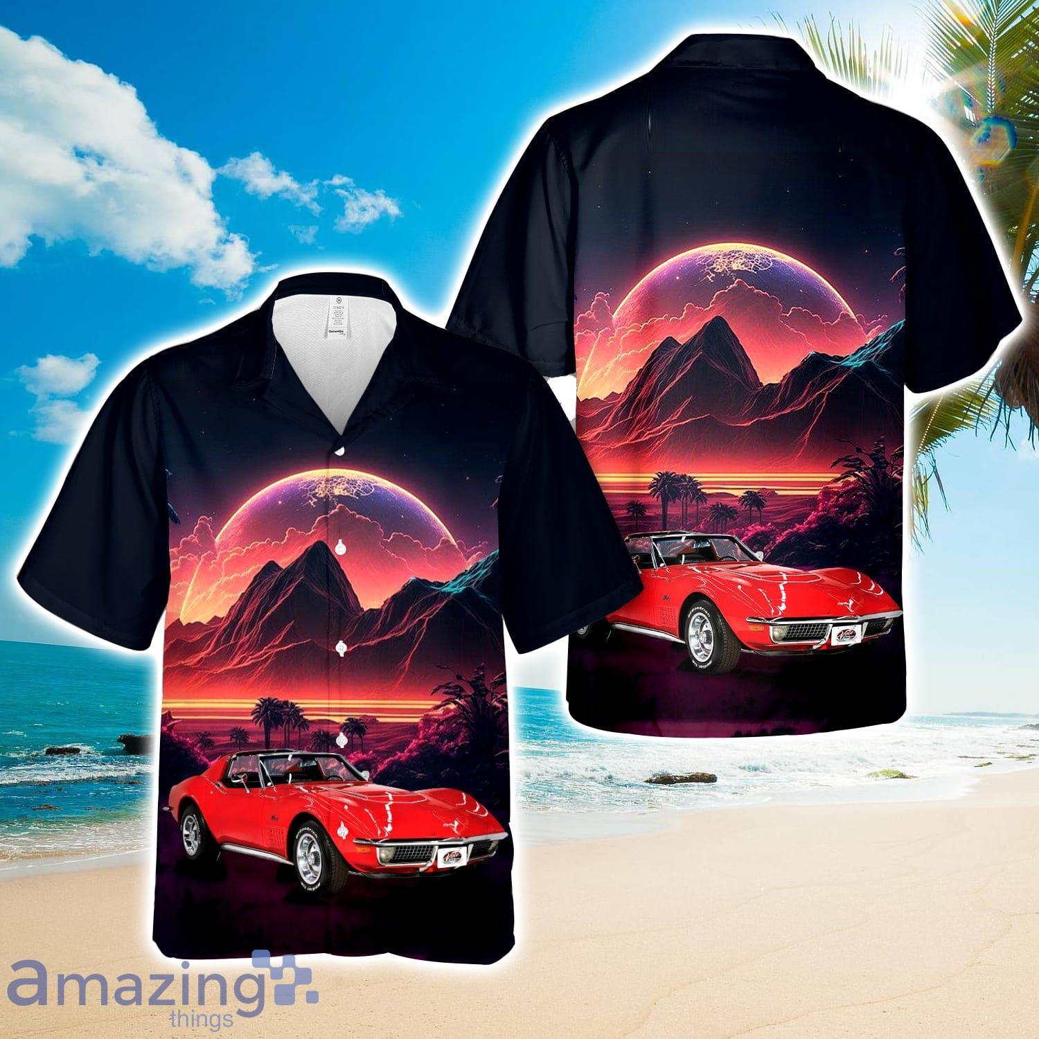 1970 CHEVROLET CORVETTE LT1 Hawaiian Shirt 3D Printed Button Shirt image 1970 CHEVROLET CORVETTE LT1 Hawaiian Shirt 3D Printed Button Shirt Product Photo 1