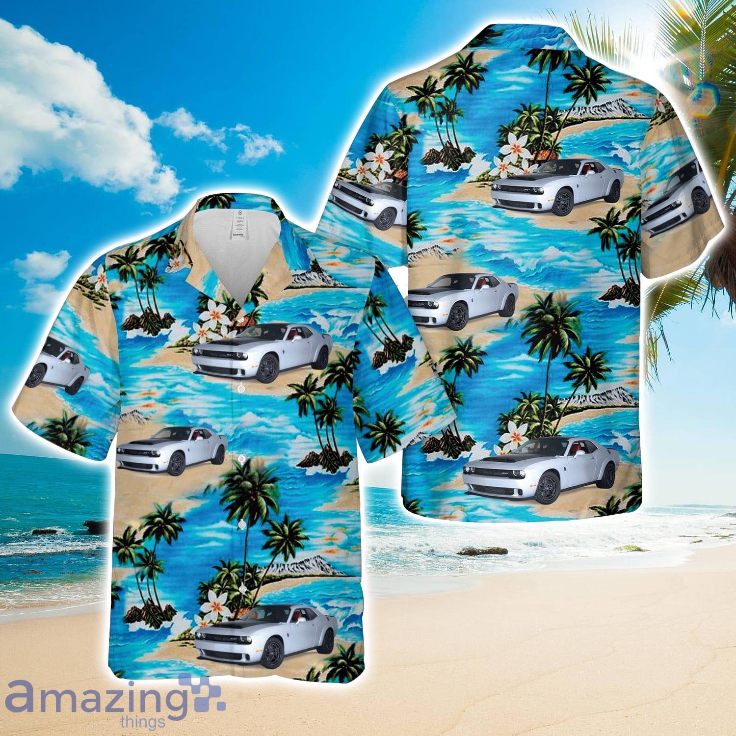 2023 Dodge Challenger SRT Demon 170 Hawaiian Shirt 3D Printed Beach Lover Gift image 2023 Dodge Challenger SRT Demon 170 Hawaiian Shirt 3D Printed Beach Lover Gift Product Photo 1