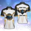 Personalized King Funny Bowling Short Sleeve Polo shirt